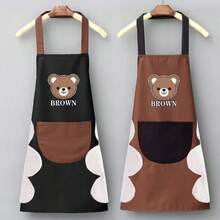 Waterproof And Oil-Proof Apron For Home Kitchen, High-Quality Cooking Apron, Adult Work Uniform - Multicolor - View 2