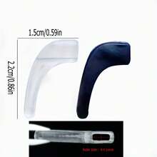 4/8/16 Peças Ganchos de Orelha Antiderrapantes de Silicone para Óculos, Apoios de Orelha Antiderrapantes - Transparente e Preto, Incluindo 1 Par de Cada Tamanho Grande, Médio e Pequeno, Redondo, Clipes de Orelha para Óculos, Suportes Antiderrapantes, Mangas de Ponta de Óculos, Suportes de Óculos, Adequados para Óculos, Óculos de Sol, Óculos para Esportes e Atividades ao Ar Livre, Fixadores de Óculos Confortáveis, Adequados para Óculos de Sol, Óculos, Óculos etc., Acessórios de Óculos, Presente do Dia dos Professores, Presente do Dia dos Pais
