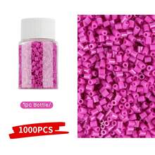 1000/2000 piezas - Juego de cuentas de fusión de 2.6mm, ideal para principiantes y aficionados de las artes y manualidades, joyería de cuentas creativa, material duradero, suministros de cuentas, diseñadores creativos, regalo perfecto para Halloween, Navidad, días festivos