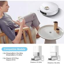 فرشاة مطاطية لمكنسة كهربائية روبوتية L10s Ultra/L10 Ultra/D10s Pro/D10s Plus,L10s Pro Gen 2/D10s/S20/S20 Pro/X20/X30, X10 Plus, X20+ لتنظيف السجاد/الأرضية