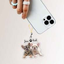 Personalized Pet Photo Phone Charms, Custom Dog Photo Phone Charms, Mother's Day Gifts (For Dog And Cat Moms), Gifts For Pet Lovers, Phone Accessories. - Multicolor - View 4