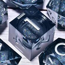 7 Piece Resin RPG Dice Set - Polyhedral Dice For Board Games, Hand Role-Playing & Holiday Gifts (Christmas/Thanksgiving/Ramadan/Easter) - Multicolor - View 3