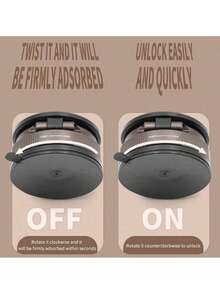 Vacuum Suction Cup, Mobile Phone Magnetic Suction Bracket, Car 2025 New Bidirectional Suction, 360 Degree Rotatable Universaladjustment, Multifunctional Drama Watching, Live Streaming, Ofice, Car, Home, Outdoor Use