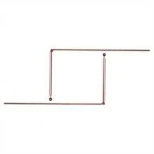 2pcs Solid Copper Single-Headed Dowsing Rods, Divining Rods, Used For Outdoor Yard Divination Of Water, Treasure, And Buried Items - Single-bead Rosewood Color - View 2