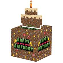 Birthday Cash Gift Pull Box, Surprise Money Holder, Transparent Bag Gift Set With 50pcs Bags - Fun Ways To Give Cash As A Gift For Your Loved Ones - Brown - View 8
