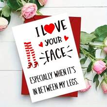 1 Stück süße Karte, geeignet für ihn/sie, Valentinstag Geschenkkarte, geeignet für Freund/Freundin, Ehemann/Ehefrau, Mann/Frau, Jahrestag, Geburtstagskarte