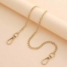 1pc Fashion Minimalist Street Punk Style Stainless Steel Double-Layer Pants Chain, Suitable For Teens, Summer Casual Outdoor Athletic Or Vacation Travel, Graduation Gifts, Birthday Dress Accessories, Daily Wear Summer, School Autumn-Winter Accessories Halloween Costume,Suitable For Teens, Youth,Men,Casual, Outdoor, Athletic, Vacation, Graduation Gifts, Birthday, Daily Wear - Silver - View 11