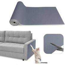 Scratching, Self - Adhesive Scratch Carpet, Trimmable Carpet Pad Tree Wall Scratching Post Couch Protector Gray, 78. 15.8 - 78.7"x15.8" + 淺灰色 - 查看 2