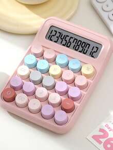 Big Screen Keys Computer Financial Accounting Multi-Color Gradient Calculator Special For Students Back To School Gift