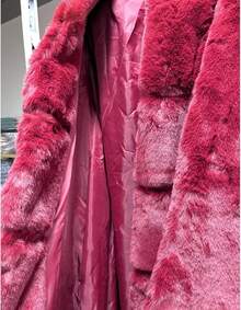 JEShifangjiusu Women Faux Fur Oversized Cardigan Loose Thicken Warm Long Outwear Long Sleeve Fluffy Fleece Hooded Coat