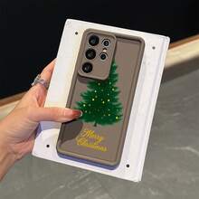 Patrón de Árbol de Navidad Decorado, Funda de Teléfono de Silicona Ligera de Cobertura Completa para Galaxy A14/A15/A16/A23/A25/A26/A33/A34/A35/A36/A53/A54/A55/S22/S23/S24/S25/S22+/S23+/S24+/S25+/S22Ultra/S23Ultra/S24Ultra/S25Ultra/S23FE/S24FE, Regalo Unisex - Colores mixtos - Ver 9