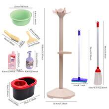 11/13/17件套儿童角色扮演清洁玩具套装，包含玩具吸尘器、儿童清洁扫地游戏套装、角色扮演道具、互动游戏套装，适合男孩和女孩，是生日和圣诞节的理想礼物。 - 彩色 - 查看 4