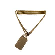 Outdoor Tool Anti-Lost Rope, Tactical Elastic Cord, Outdoor Elastic Key Card Holder Lanyard - Multicolor - View 3