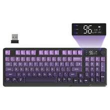 Bàn phím chơi game không dây ATTACK SHARK X FREEWOLF M96 80%, 94 phím TKL LED có thể sạc lại, bàn phím cơ PBT cho Win, Bluetooth 5.0/2.4Ghz chế độ kép cho văn phòng/chơi game - Nhiều màu - Xem 12