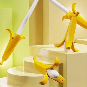 1-Piece Extendable Banana Sword - Large Fruit Sword, Fun Christmas, Birthday, Holiday Party Gift, Plastic Extendable Toy