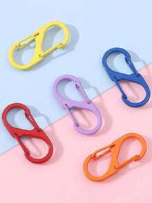 1/5/10 Piece Backpack Zipper Lock Set, Ultimate Backpack Zipper Lock - Outdoor Adventure Anti-Theft Safety Lock, Durable Alloy S-Shaped Buckle With Metal Hook, Unisex, Easy-Pull Buckle, Anti-Theft, Anti-Loss, Portable, Anti-Theft Zipper Clip - Multicolor - View 8