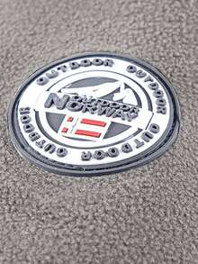 Men's Outdoor Fleece Jacket, Thick Double-Sided Sherpa Lining, Casual Loose Fit, Autumn/Winter - Grey - View 4