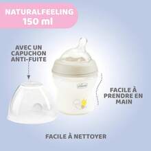 CHICCO, Biberón Natural Feeling, Color Blanco, 150 ml - 1 - Ver 8