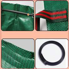 1pc 2L Leaf Bag Made Of PP (Polypropylene) Material, With Waterproof, Dirt-Resistant, Foldable Features, Convenient For Storage And Reuse, Portable And Space-Saving, PP Garden Leaf Bag, Garden Plant Trash Bag, Garden Bucket - Multicolor - View 8