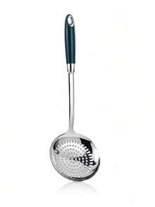 1 件装 304 硅胶头炒锅切菜刀搅拌勺硅胶汤勺厨房用具勺子耐高温厨房炊具