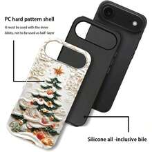 Funda protectora para teléfono con diseño de árbol, patrón de dibujos animados, resistente a golpes, fabricada en PC+TPU. Compatible con phone 17, 17 Pro, 17 Promax, 17, 16 Plus, 11, 12, 13, 14 y 15, así como con S25, S24, S23 y A55 de la serie A. Ideal para parejas y amigos en Halloween. - Multicolor - Ver 7