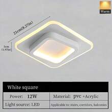 北欧现代简约吸顶灯室内LED走廊灯餐厅卧室装饰创意吸顶灯酒店家居奢华装饰灯具超节能LED装饰灯