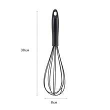 En äggvisp i silikon, värmebeständigt och reptåligt köksredskap i rostfritt stål, används för att blanda, röra om, vispa och vispa. Ett värmebeständigt kokkärl för blandning, omrörning, matlagning, bakning, kakbakning, dessertbakning, näringsrika måltider och överraskningspresenter. - Multifärgad - Visa 10