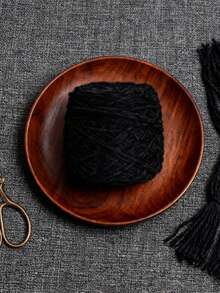 100g/200g/250g Cashmere Yarn, 100% Polyester Fiber Soft Fluffy Knitting Crochet Yarn, DIY Scarf Sweater Doll And Handmade Accessories Material - Black - View 6