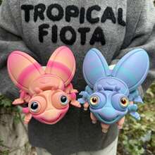 1pc 3D Printed Firefly Statue Figurine, Movable Doll Statue With Realistic Eyes, Available In 2 Sizes, Christmas Gift, Birthday Gift, Party Decor, Suitable For Any Occasion, 3D Printed Animal