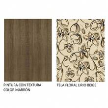Madesa Megan Dining Room Table And 6 Chairs Rustic/Lily Beige - Brown/Lily/Beige - View 9