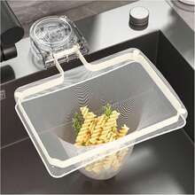 Sink Drain Strainer, Suction Cup Kitchen Food Waste Collector - Multicolor - View 14