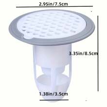 防异味防虫淋浴排水阀，塑料材质，浴室配件，防水，易于清洁，适用于浴缸和浴室 - 彩色 - 查看 6