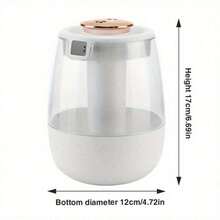 Office Bedroom Humidification Artifact: Double Nozzle Air Humidifier, Digital Display Humidity Control + Large Capacity, Essential Oil Can Be Added To Enhance Fragrance - trắng - Xem 3