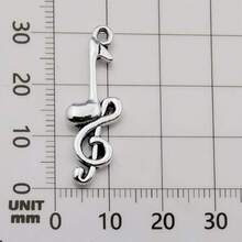 Colgante de joyería de liga, accesorios de collar y pulsera, tono de instrumento musical​​Colgante Le Symbol - 10793-1,2 g - Ver 13