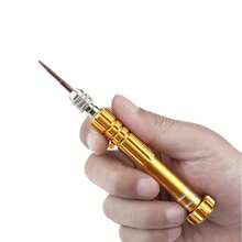 Bộ tua vít 5 trong 1, Bộ dụng cụ sửa chữa cho kính, đồ điện tử, trang sức, Giá đỡ đầu tua vít chữ thập, Dụng cụ cầm tay đa năng - Nhiều màu - Xem 5