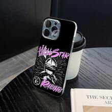 H-HellstarS Fashion Logo Phone Case For IPhone 17 16e 16 15 14 13 12 11 Pro Max Mini Air XR XS X 7 8 Plus Transparent TPU Soft Back Cover Drop-Resistant, Gifts - 混合顏色 1 - 查看 4