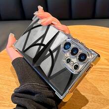 Una funda protectora diseñada específicamente para los modelos Galaxy S25 Ultra, S24 Plus, S23 FE, S22, Note 20 Ultra y 10, con un diseño claro y lindo, función de amortiguación y bolsas de aire en cada esquina para evitar caídas. - Colores mixtos - Ver 5
