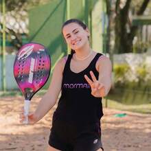 Mormaii Beach Tennis Racket KEVLAR Material More Durable Soft EVA Core Comfortable To The Touch Suitable For Giving Gifts On Various Holidays