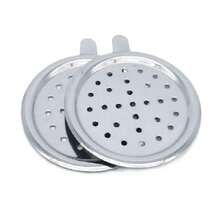 2pcs Silver Hookah Metal Screens Charcoal Holder For Shisha Hookahs - one-size - View 4