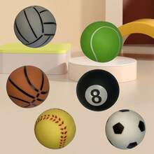 6pcs Baby Sensory Balls, Soft Textured Balls Set, Infant Tactile Stimulation Balls Toys, PVC Material, Birthday & Holiday Gift