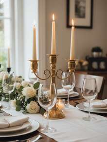 1PC European Vintage Iron Candle Holder/Candlestick Holders, Candlelight Dinner Shooting Props Candlelight Dinner Wedding Table Decoration,Room Decor/Home Decor/Table Decor/Wedding Candle Decor,Suitable For Weddings, Festivals, Tabletop Decorations For Home, Parties, Weddings,Best Friend Gift/Winter Gift,Thanksgiving Day/Christmas/Halloween