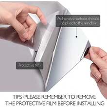 HIDBEA One Way Window Film Sun Block Heat Control Glass Tint Home Interiors Screen Stickers Self Adhesive House Black-Silver 35.4 Inches by 78.7 Inches(Plata 23.6 Inch x 13.1 Feet) - Multicolor - Ver 9