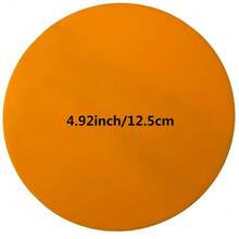 1/2 Silicone Palette Pad, Round And Foldable, Can Be Used As A Toe Separator/Nail Separator Or As A Cup Coaster And Heat Insulation Pad - Multicolor - View 7