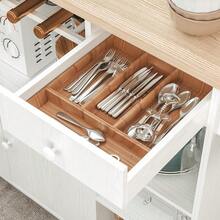 Isla De Cocina Carrito alacenas , Almacenamiento Rodante Ruedas muebles para cocina En blanco y negro - Blanco - Ver 7