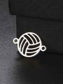 AMAXER 3件套不锈钢迷你足球、棒球、篮球、排球和羽毛球拍吊坠，手工DIY饰品制作材料，节日礼物，批发 - 球類 - 查看 10