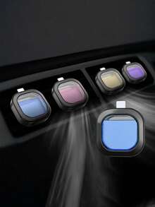 1pc Car Air Freshener, Odor Eliminator Vent Clip, Refreshing Air Purifier, Long-Lasting Fragrance, Assorted Scents, Fits Car Air Vents - Multicolor - View 2