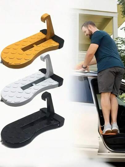 Katlanabilir Alüminyum Araba Kapısı Basamağı (Çatı Erişimi İçin) – Sadece Günlük Çatı İşlemleri İçin Uygun Değildir, Aynı Zamanda Açık Hava Kampı, Uzun Mesafeli Otonom Sürüş ve Spor Gezileri Sırasında Çatı Rafındaki Eşyaları Hızlıca Düzenleme İhtiyacını Karşılar ve Kamp Yaparken Çatı Çadırlarını Kurmaya Yardımcı Olur, Böylece Açık Hava Seyahat Verimliliğini Artırır.