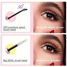 Waterproof Eyelash Glue (3 Counts), 2 In 1 Long-Lasting Lash Bond & Seal Glue, Sweat-Proof Eyelash Extension Lash Glue For Cluster Lashes - Hồng - Xem 7