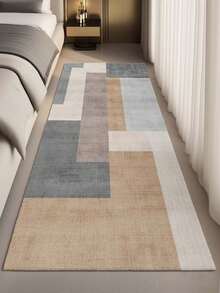 1pc Luxury Fashion Style Indoor Decorative Carpet, New Faux Wool Material Indoor Rug, Living Room Carpet, Sofa Carpet, Bedroom Carpet, Anti-Slip Bedside Mat, Dining Room & Kitchen Carpet, Office Chair Pad, Entryway Doormat, Outdoor Picnic Mat, Outdoor Camping Blanket - Multicolor 1 - View 13