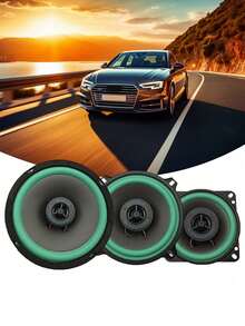6,5'' 5'' 4'' 100W universell bil HiFi koaxialhögtalare fordonsdörr bilmusik stereo fullregisterhögtalare - Multifärgad - Visa 4